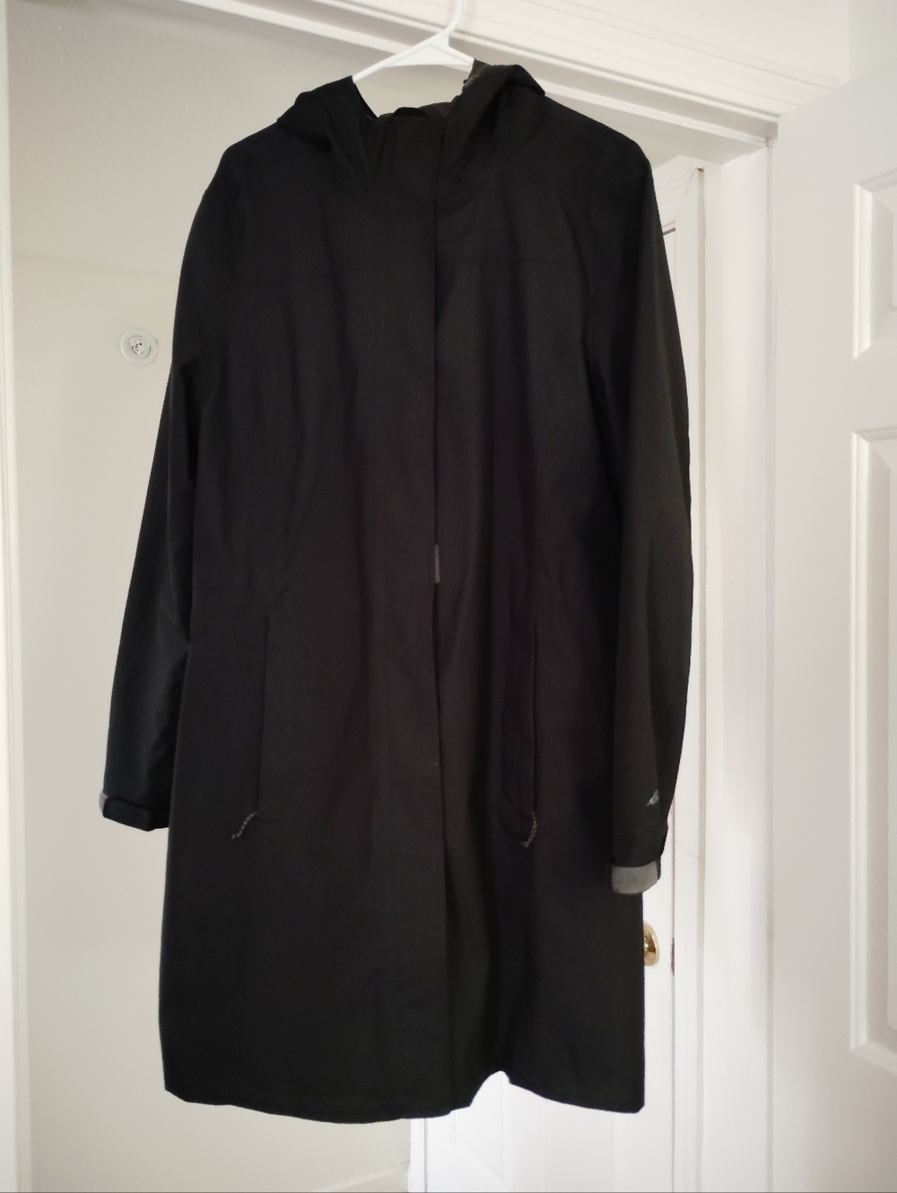 Eddie Bauer Black Satin-Lined Jacket